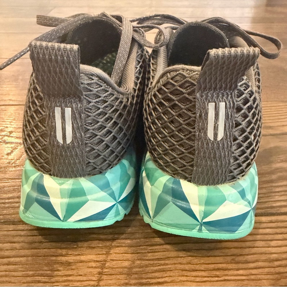 NOBULL Diamond Mesh Grey Womens Running Shoes Size 8 - Picture 4 of 7